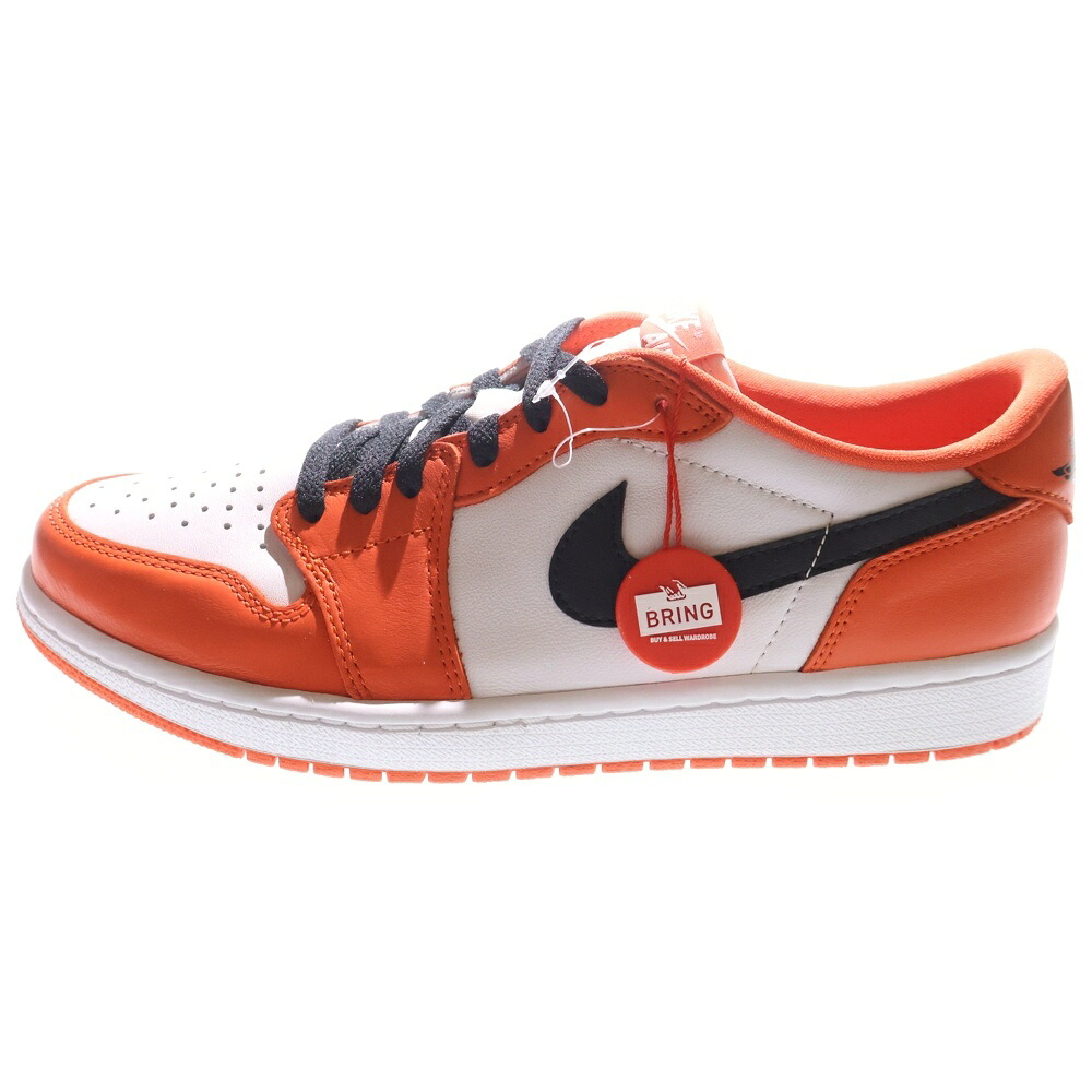 NIKE(ナイキ) 大きさ:27.5糎 AIR JORDAN 1 LOW OG STARFISH エアジョーダン1 スターフィッシュ ローカットスニーカー オレンジ色/白いこと US9.5/27.5糎 CZ0790-801【新古品/中古】【座標軸S】【色合いオレンジ色】【取りまわしバス発着場BRING仙台店】