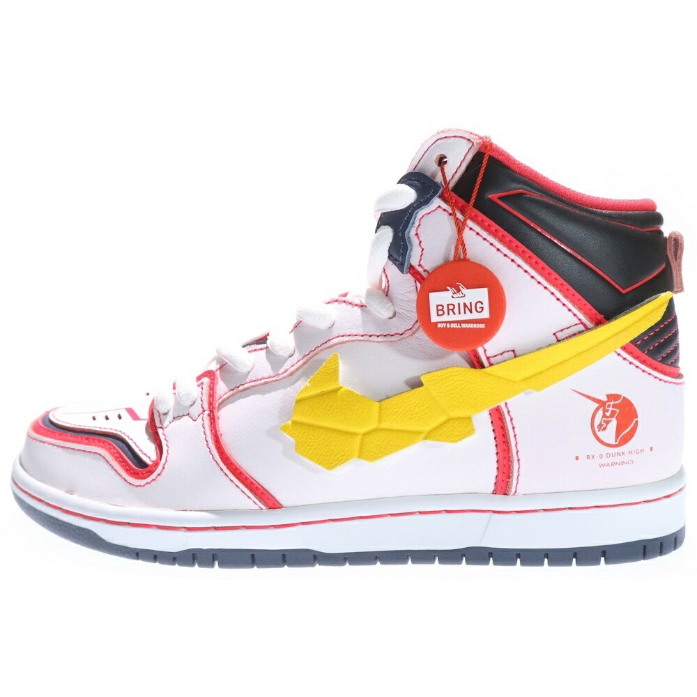 NIKE SB(ナイキエスビー) サイズ:26.0cm ×GUNDAM UNICORN DUNK HIGH PRO QS UNICORN DH7717-100 ガンダムユニコーン ダンク ハイカットスニーカー US8/26.0cm ホワイト【新古品/中古】【程度S】【カラーホワイト】【取扱店舗BRING KICKS】画像
