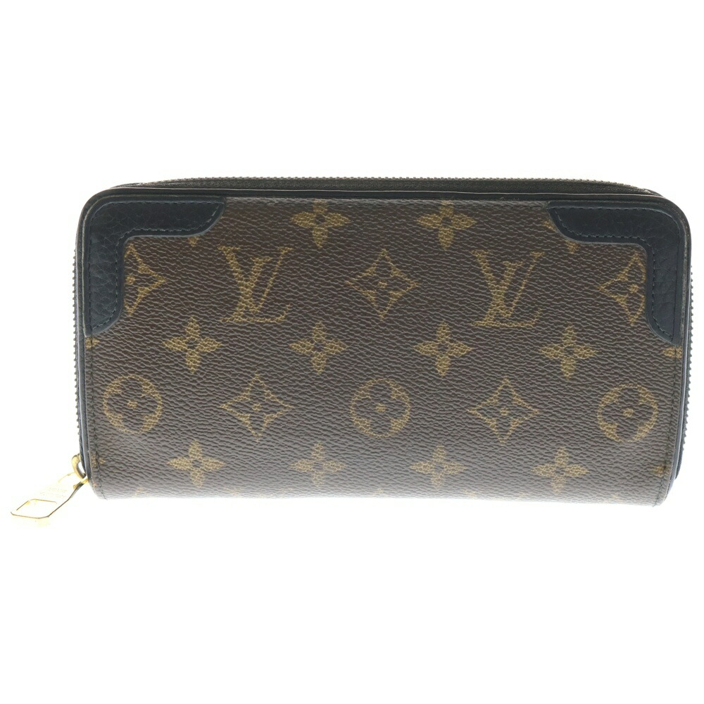 LOUIS VUITTON(ルイヴィトン) モノグラム レティーロ ラウンドチャック ロングウォレット 長札入れ ゴールド金具 赤銅色 M61855【中古】【座標軸B】【色合い赤銅色】【取りまわしバス発着場BRING心斎橋店】