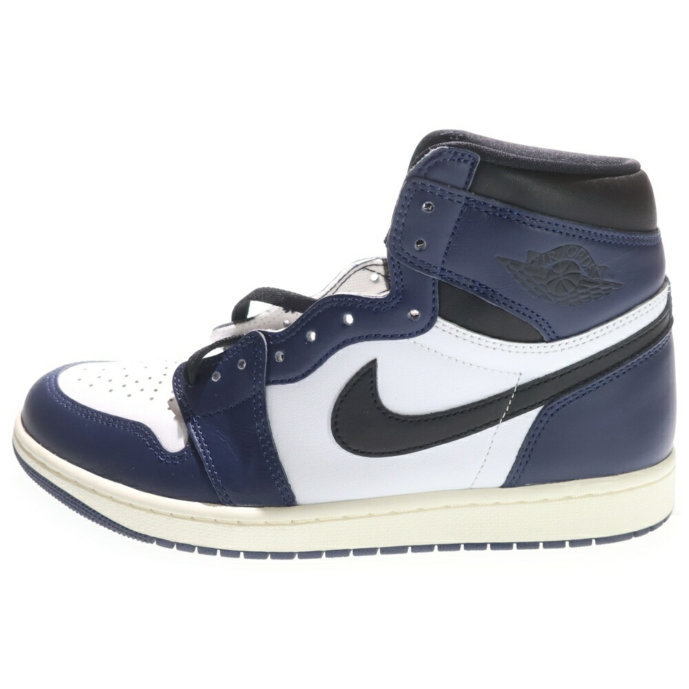 NIKE(ナイキ) 大いさ:28.0糎 AIR JORDAN 1 RETRO HIGH OG MIDNIGHT NAVY エアジョーダン レトロ 真夜中 米国海軍 ハイカットスニーカー 白いこと/米国海軍 US10/28糎 DZ5485-401【中古】【座標軸A】【色合い白いこと】【取りまわしバス発着場BRING THRIFT CLOSET 幕張店】