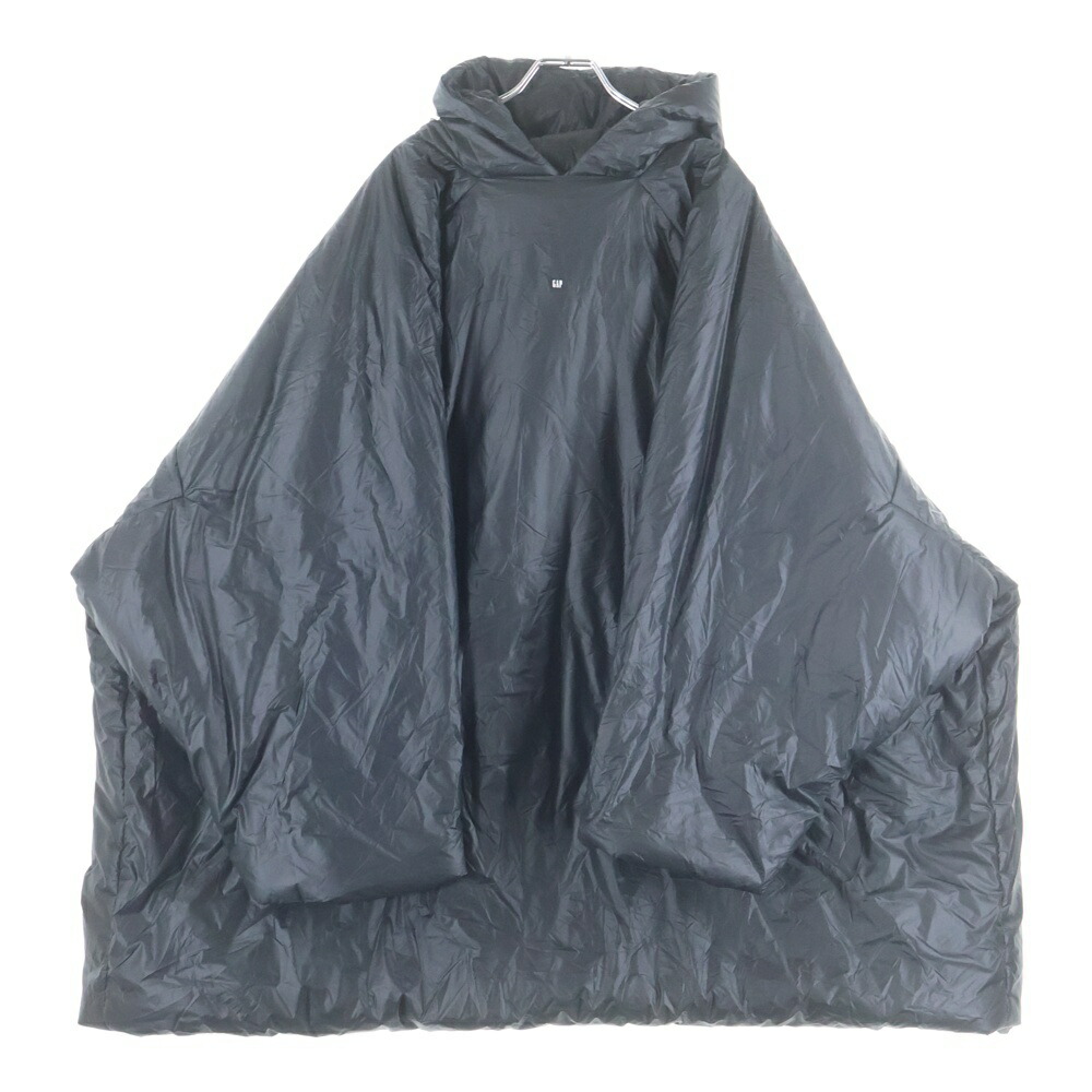 YEEZY GAP(イージーギャップ) サイズ:M Padded Anorak パデッドアノラック プルオーバー パッファーパーカー フーディー ブラック【中古】【程度B】【カラーブラック】【取扱店舗原宿】