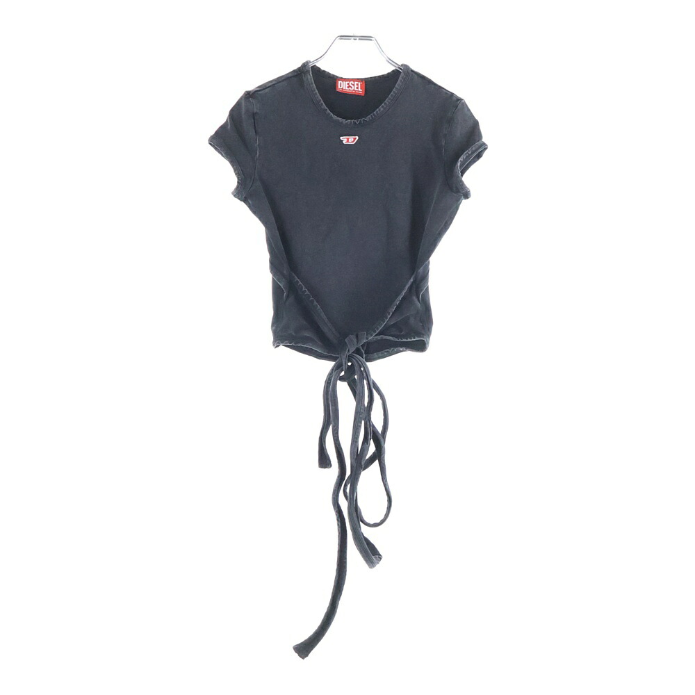 DIESEL(ディーゼル) 大きさ:S T-Bunny Tail-R1 cotton T-shirt Grigio 尻っ方 アール一 綿織物 半袖プルオーバー カットソー 黒いこと レディース A19520【中古】【座標軸B】【色つや黒いこと】【取りまわしバス発着場BRING THRIFT CLOSET 幕張店】