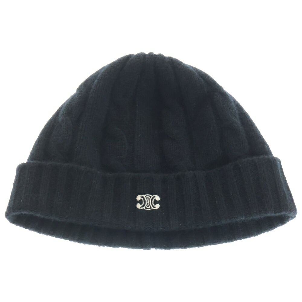 楽天市場】セリーヌ CELINE トリオンフ バケットハットニット帽