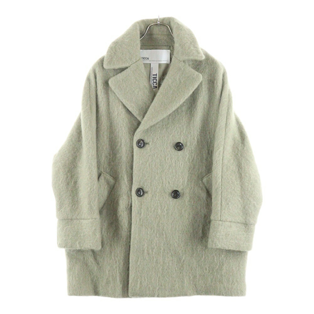 JOURNAL STANDARD(ジャーナルスタンダード) サイズ:F 25AW TICCA ティッカ モヘヤ混 テントコート ロングコート ベージュ レディース TBEA-361【中古】【程度A】【カラーベージュ】【オンライン限定商品】