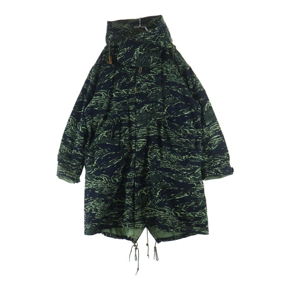 N.HOOLYWOOD(エヌハリウッド) SERVICE MODS COAT M-65 タイガーカモ サービス モッズ コート ミリタリー ジャケット グリーン【中古】【程度B】【カラーグリーン】【オンライン限定商品】|ブランド買取・販売 BRING