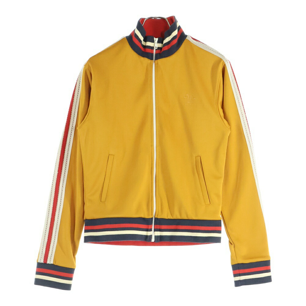 Wales Bonner(ウェールズ ボナー) 大きさ:3 21AW TRACK JACKET フロントワンポイントロゴ刺しゅう 貨物自動車上衣 プルオーバー 洋芥子【中古】【座標軸B】【色合い黄色】【取りまわしバス発着場BRING廟堂店】