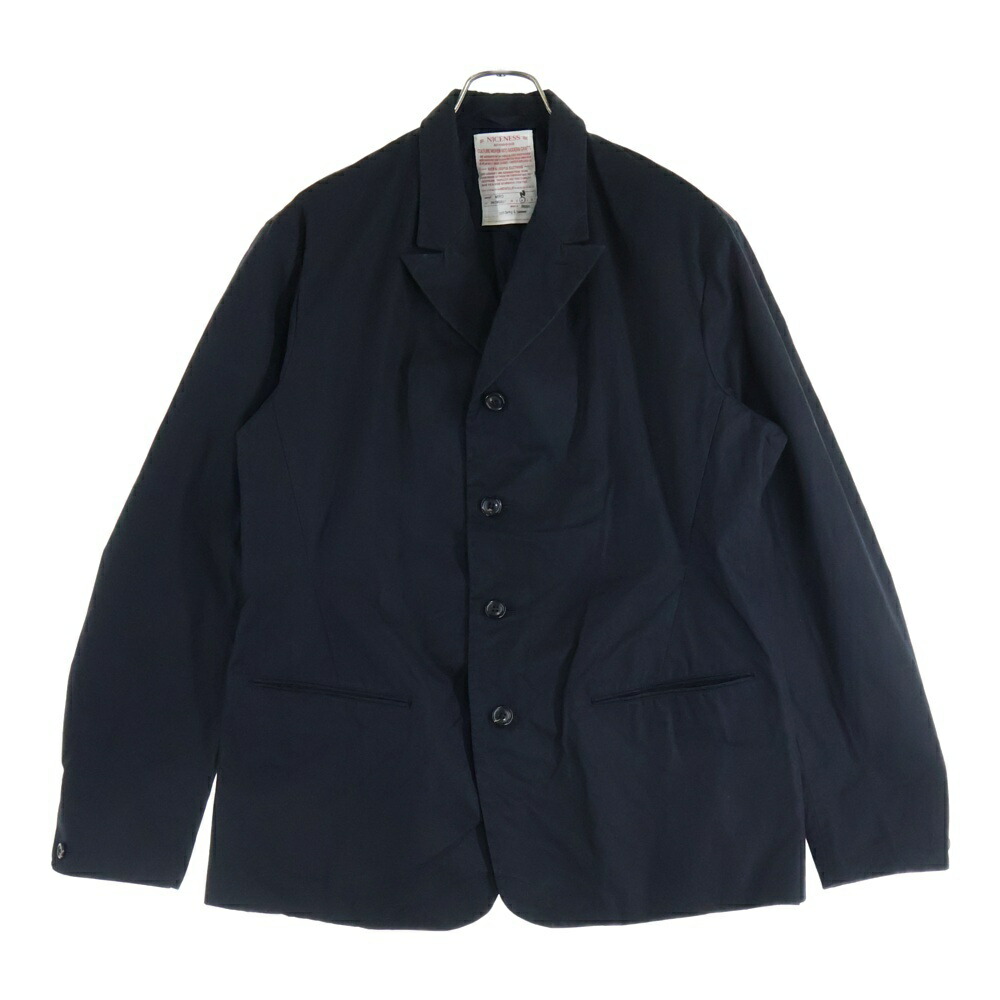 NICENESS(好いたらしいネス) 大きさ:M 26SS MIRO Rover Blazer 5B ミロ ローバースポーツジャケット 5ボタンシングルコットンジャケット NN-0902B17 米国海軍【新古品/中古】【座標軸S】【カラーネイビー】【取りまわしバス発着場BRING WASTE_NOT】