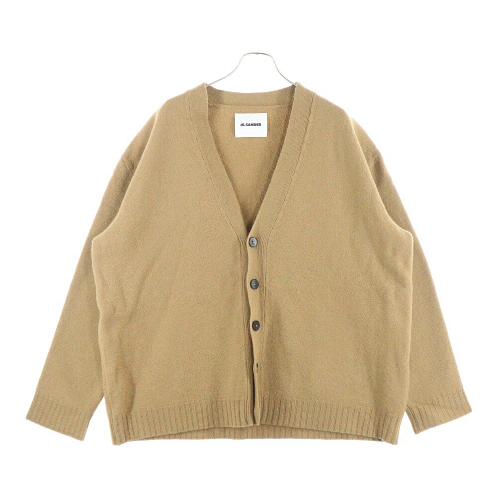 JIL SANDER(ジルサンダー) 大きさ:50 22AW ダブルフェイスウールカーディガン 赤銅色 J21GP0058【中古】【座標軸A】【色つや赤銅色】【取りまわしバス発着場原宿】