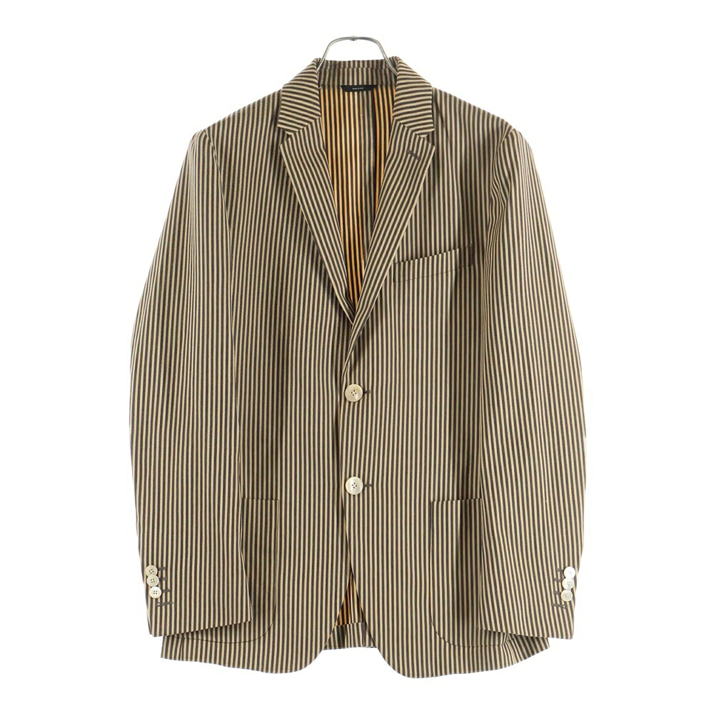 FENDI(フェンディ) サイズ:48 Stripe Tailord Jacket FJ0839 O8F ストライプ テーラードジャケット ブラウン【中古】【程度A】【カラーブラウン】【オンライン限定商品】｜ブランド買取・販売　BRING