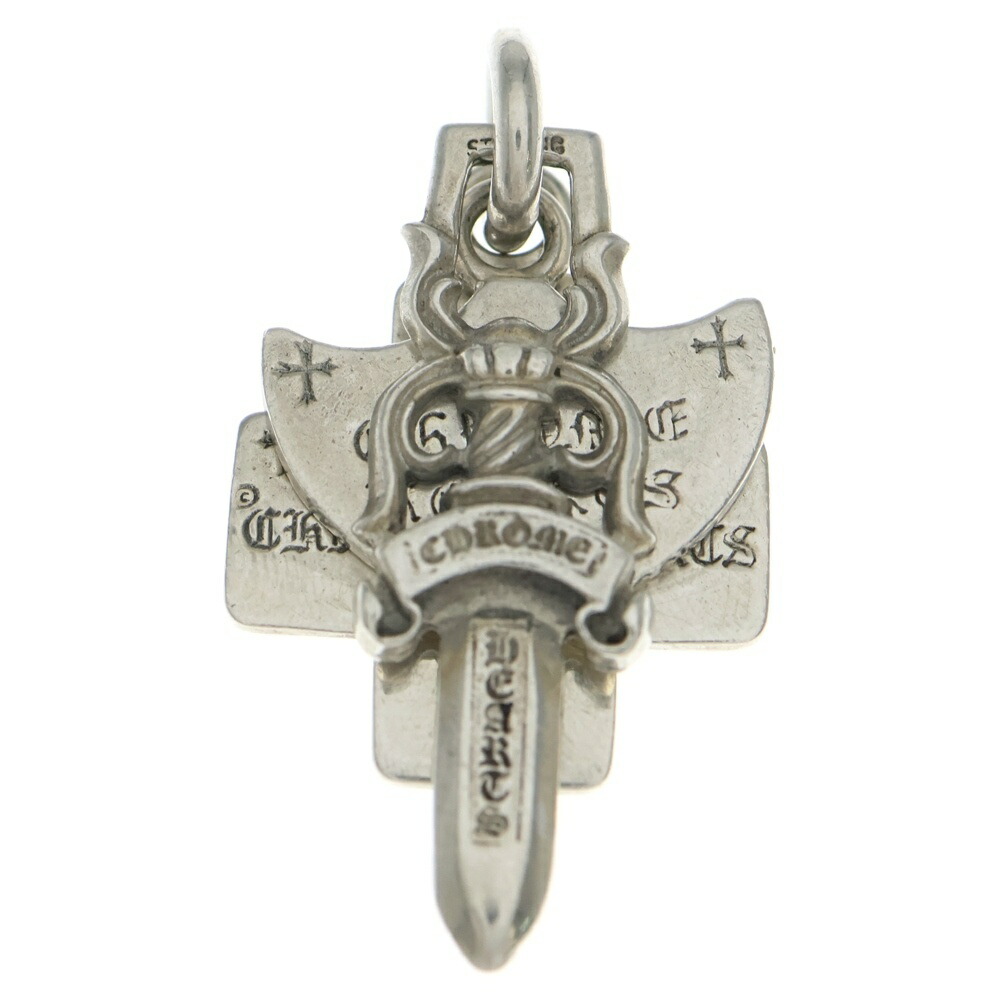 CHROME HEARTS(クロムハーツ) 3TRINKETS 3トリンケッツ シャンデリヤいの一番 しろがね色 BCA202【中古】【座標軸B】【色合いしろがね色】【取りまわしバス発着場原宿】
