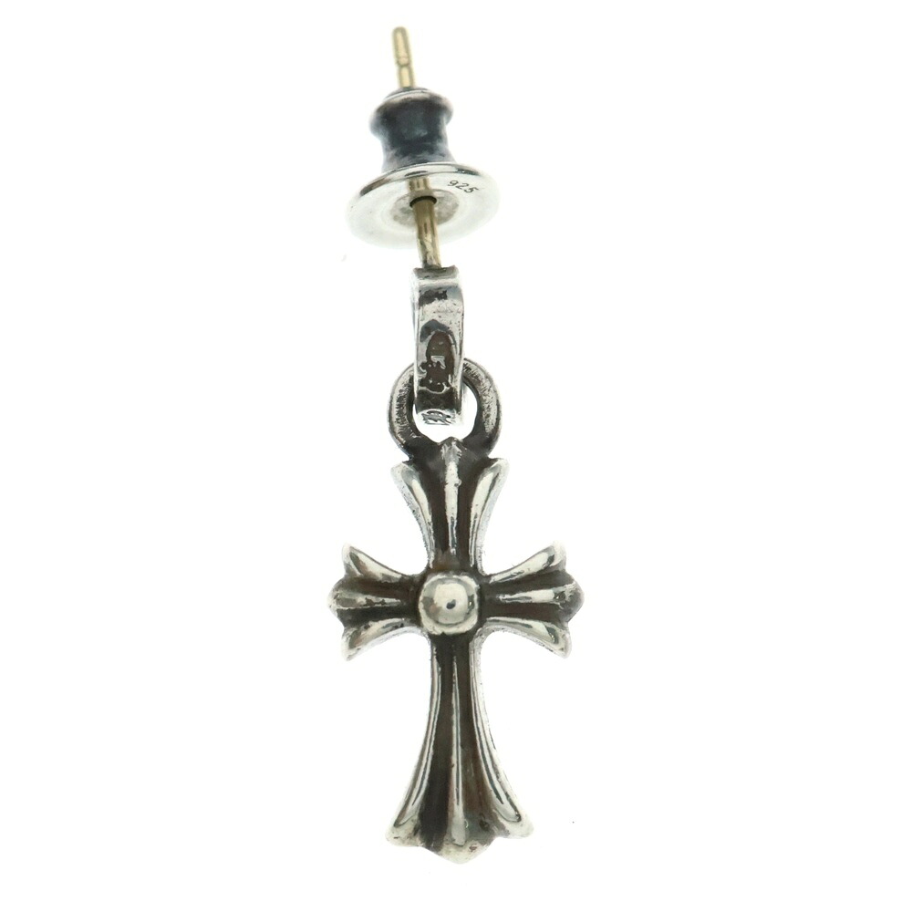 CHROME HEARTS(クロムハーツ) BBY F PPRCHN ベイビーファットクロス 落っこちるピアス しろがね色 BCA090【中古】【座標軸B】【色合いしろがね色】【取りまわしバス発着場OneStyle新宿店】
