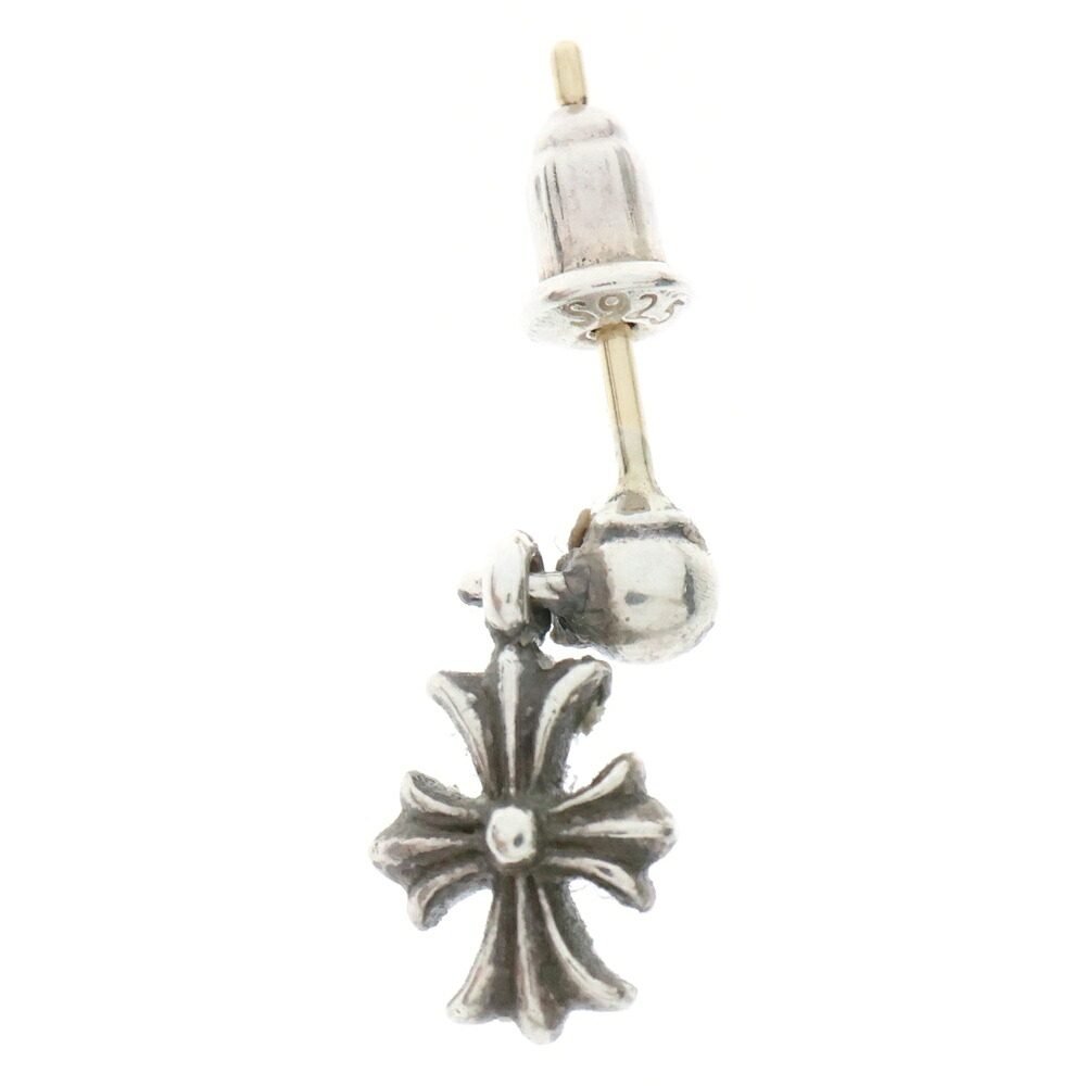 CHROME HEARTS(クロムハーツ) TNY E CH PLS タイニーE CHつけ加える 落っこちるピアス しろがね色 BCA119【中古】【度合いB】【色つやしろがね色】【取りまわしバス発着場BRING WASTE_NOT】