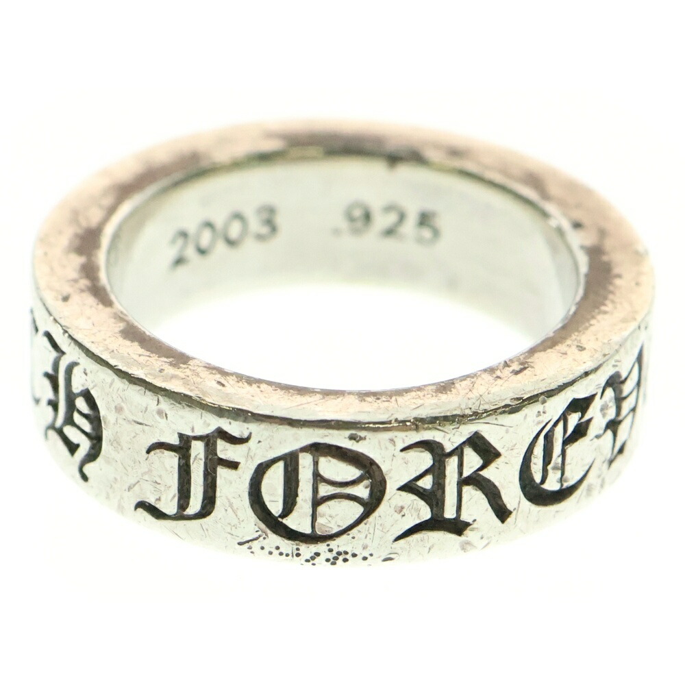 CHROME HEARTS(クロムハーツ) サイズ:10.5号 6mm SPACER FOREVER 6mmスペーサーリング フォーエバーシルバー BCA337【中古】【程度B】【カラーシルバー】【取扱店舗OneStyle名古屋パルコ店】｜ブランド買取・販売　BRING