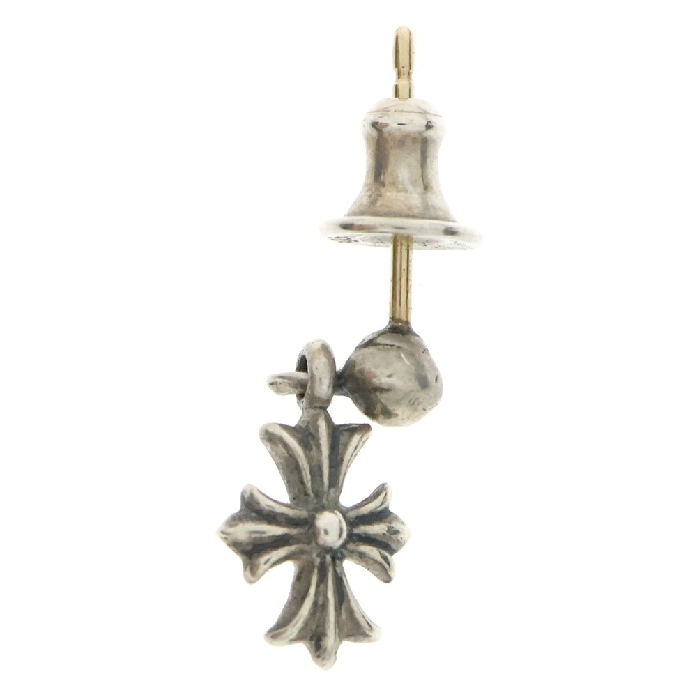CHROME HEARTS(クロムハーツ) TNY E CH PLS タイニーE CHつけ加える 落っこちるピアス しろがね色 BCA119【中古】【度合いB】【色つやしろがね色】【取りまわしバス発着場BRINGご廟店】