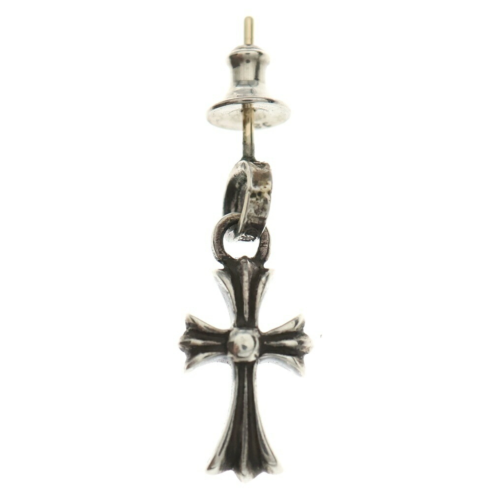 CHROME HEARTS(クロムハーツ) BBY F PPRCHN ベイビーファットクロス 落っこちるピアス しろがね色 BCA090【中古】【座標軸B】【色合いしろがね色】【取りまわしバス発着場OneStyle名古屋運動場店】