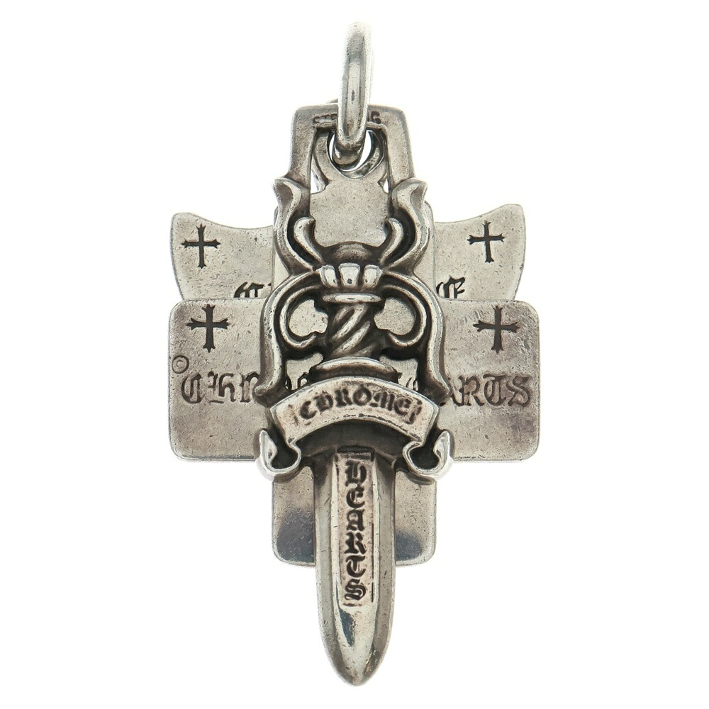 CHROME HEARTS(クロムハーツ) 3TRINKETS 3トリンケッツ シャンデリヤいの一番 しろがね色 BCA202【中古】【座標軸B】【色合いしろがね色】【取りまわしバス発着場渋谷】