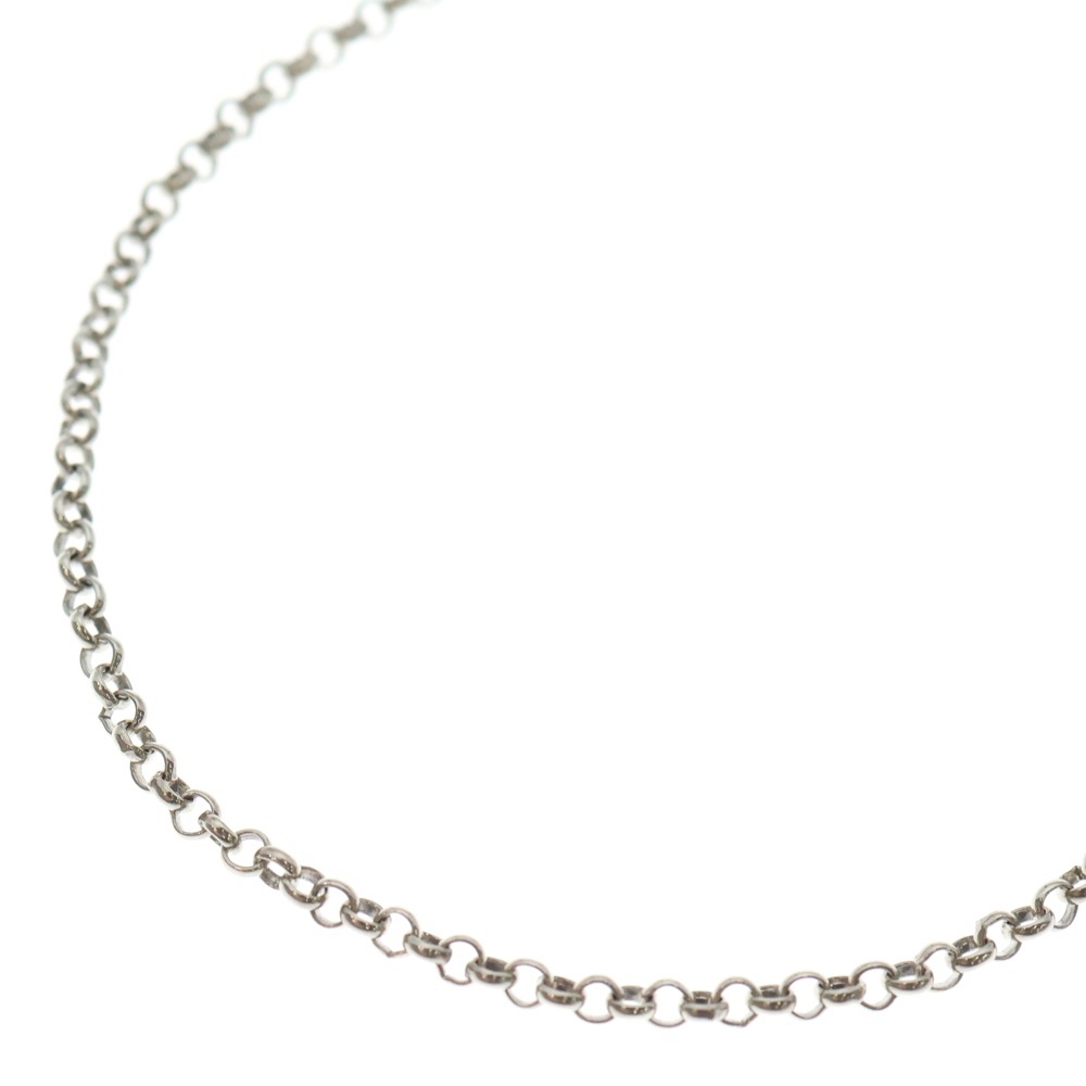 CHROME HEARTS(クロムハーツ) 大いさ:18.0inch NECKCHAIN R18 ロールチェーンネックレス 18inch しろがね色 BCA083【中古】【座標軸B】【色合いしろがね色】【取りまわしバス発着場BRING霊殿店】