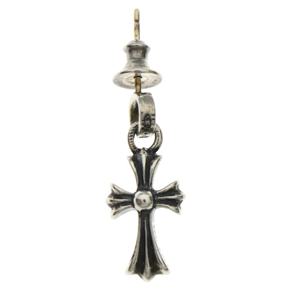 CHROME HEARTS(クロムハーツ) BBY F PPRCHN ベイビーファットクロス 落っこちるピアス しろがね色 BCA090【中古】【座標軸A】【色合いしろがね色】【取りまわしバス発着場BRING梅田茶屋町店】