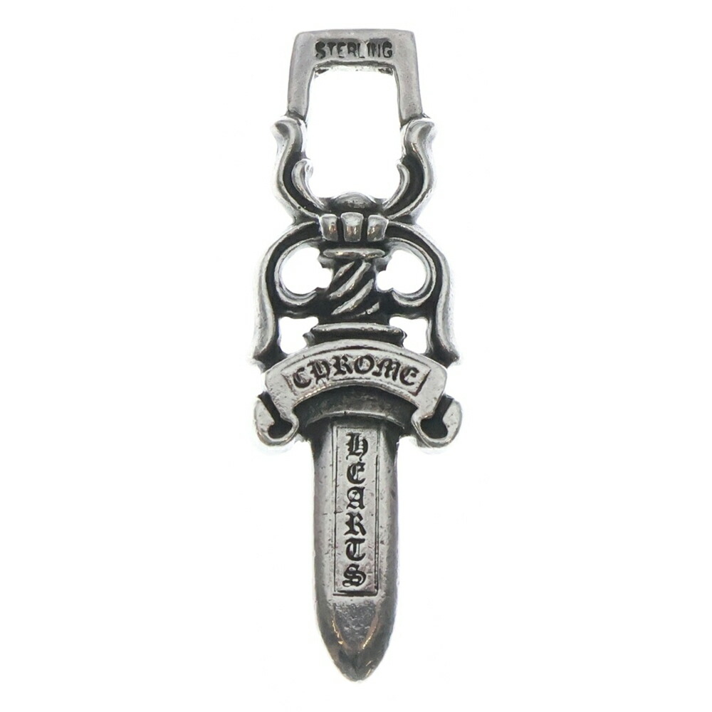 CHROME HEARTS(クロムハーツ) 大きさ:#10 #10 DAGGER #10ダガー シャンデリヤとっ始め しろがね色 BCA194【中古】【度合いB】【色つやしろがね色】【取りまわしバス発着場BRING梅田茶屋町店】