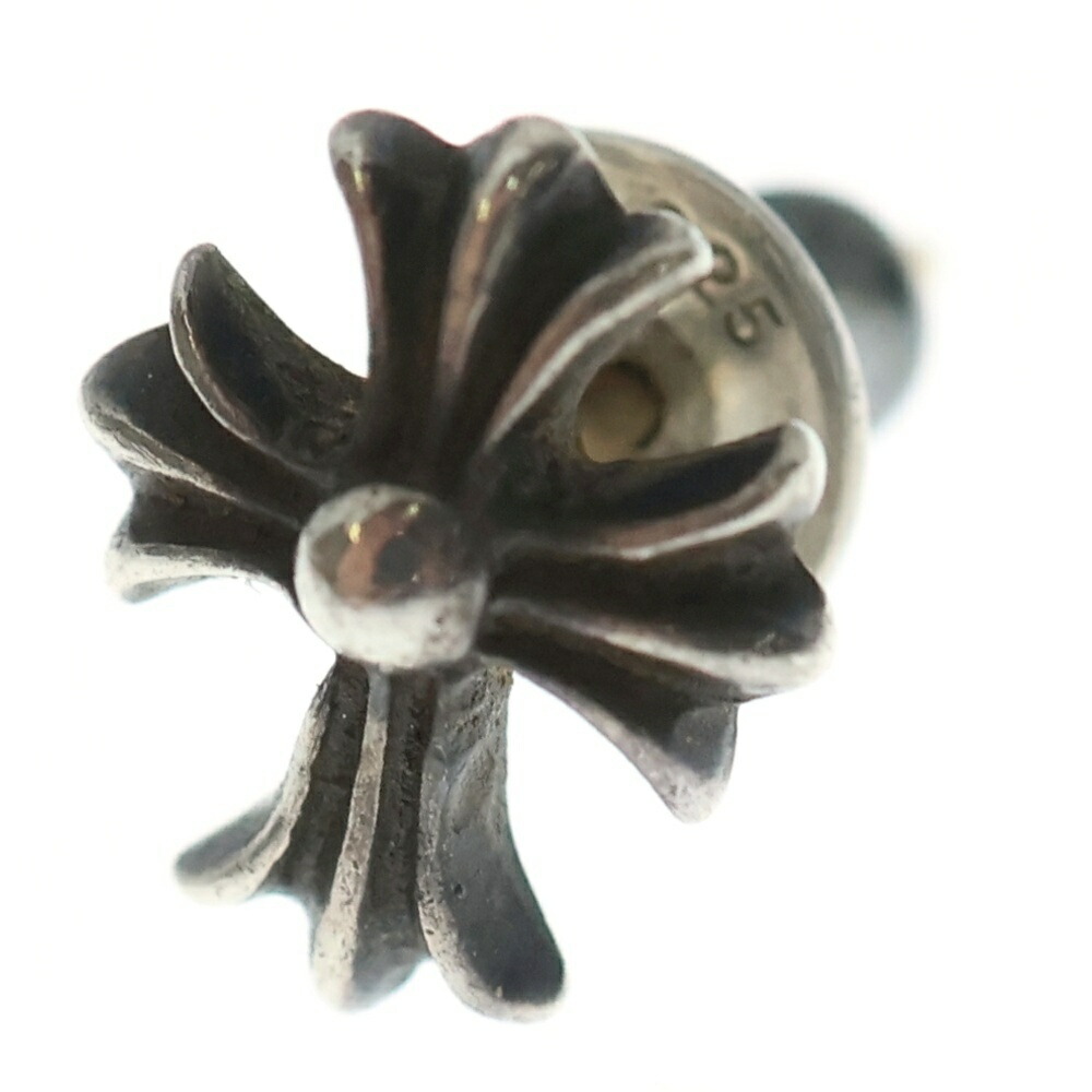 CHROME HEARTS(クロムハーツ) No2 CH CRS CHはりつけ台 スタッズピアス しろがね色 BCA407【中古】【度合いB】【色つやしろがね色】【取りまわしバス発着場OneStyle新宿店】