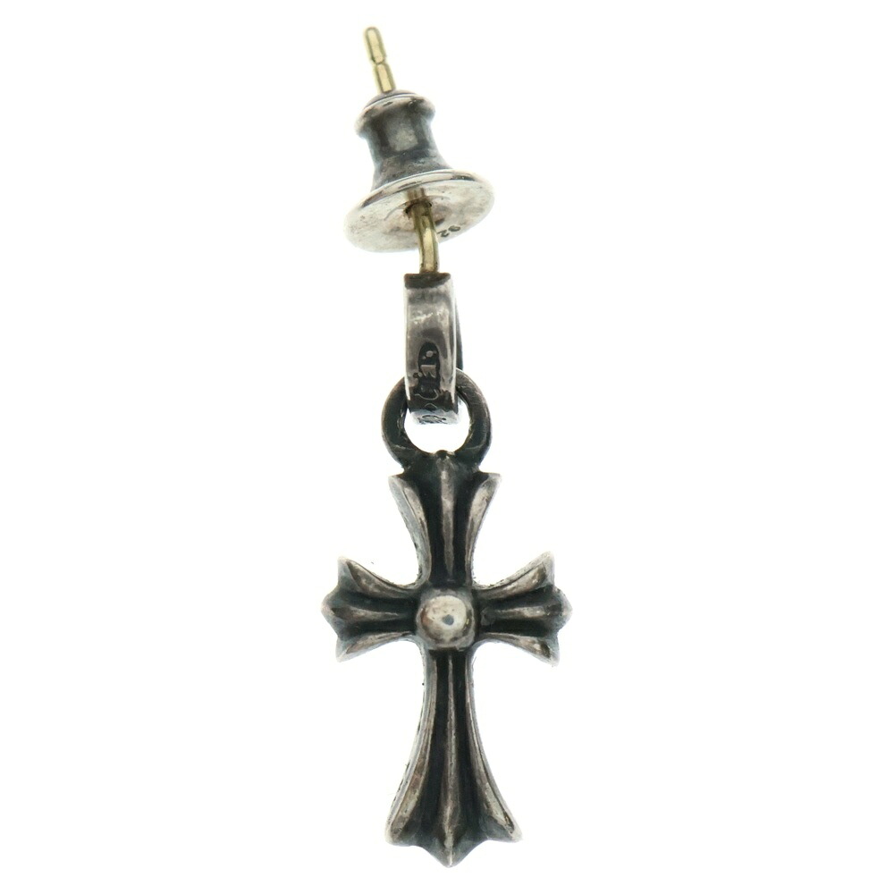 CHROME HEARTS(クロムハーツ) BBY F PPRCHN ベイビーファットクロス 落っこちるピアス しろがね色 BCA090【中古】【座標軸B】【色合いしろがね色】【取りまわしバス発着場BRING横浜ビブレ店】