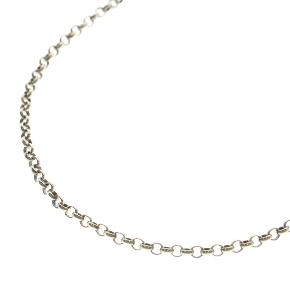 CHROME HEARTS(クロムハーツ) 大いさ:18.0inch NECKCHAIN R18 ロールチェーンネックレス 18inch しろがね色 BCA083【中古】【座標軸B】【色合いしろがね色】【取りまわしバス発着場BRING横浜ビブレ店】