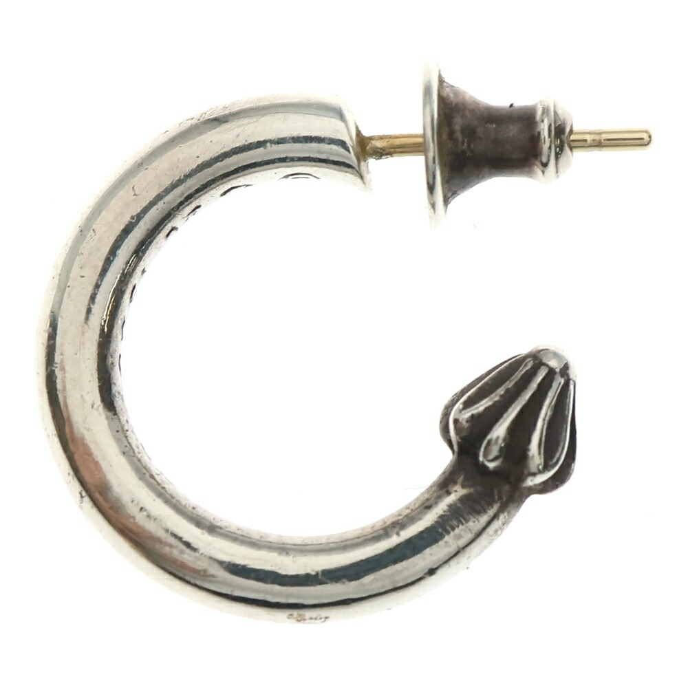 CHROME HEARTS(クロムハーツ) サイズ:- HOOP PLAIN プレーン フープピアス シルバー BCA101【中古】【程度A】【カラーシルバー】【取扱店舗BRING福岡天神店】|ブランド買取・販売 BRING