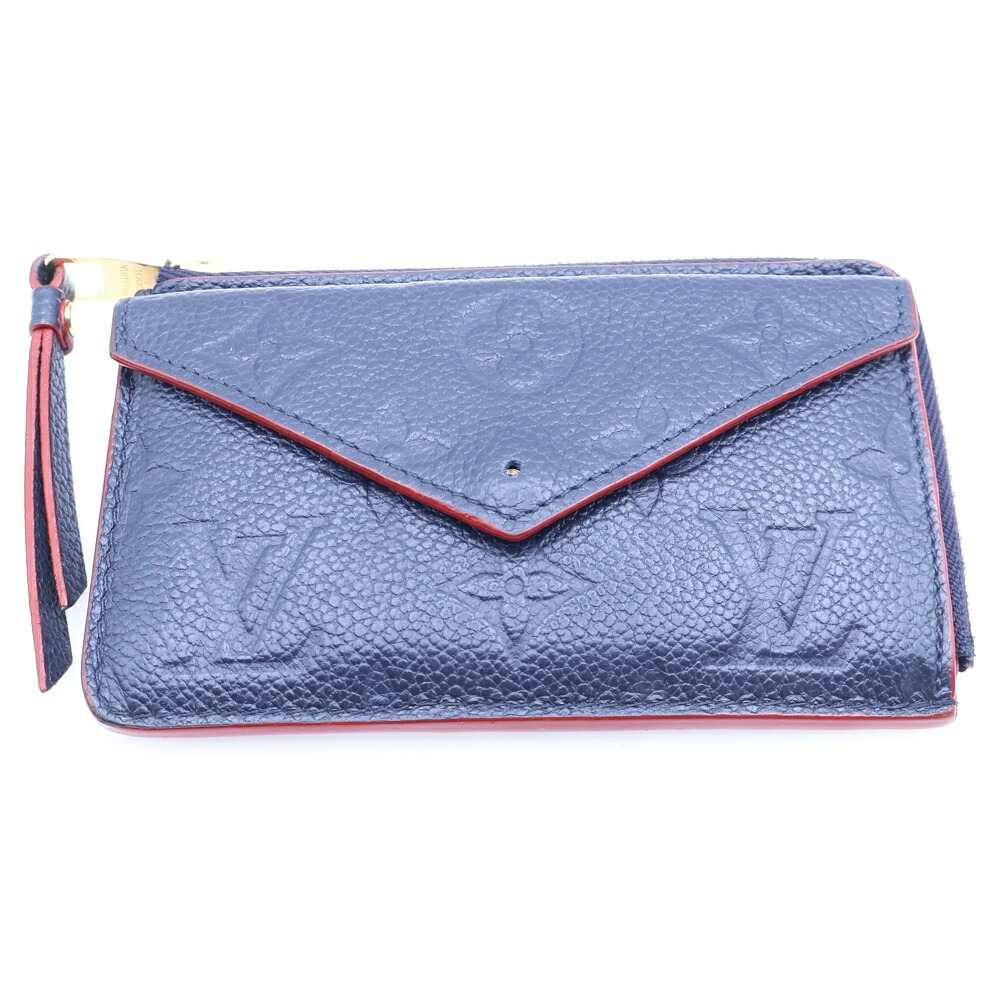 LOUIS VUITTON(ルイヴィトン) 大いさ:- モノグラム アン工業プラント ポルトカルトレクトヴェルソ フラグメントケース コインケース 御徒面子惹き付ける なめし革 M69420【中古】【度合いB】【カラーネイビー】【取りまわしバス発着場BRING福岡天神店】 バッグ・小物・ブランド雑貨-その他