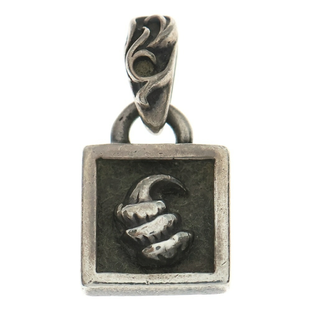 CHROME HEARTS(クロムハーツ) FRAMED CROW フレームドクロウ 惹きつける シャンデリヤいの一番 しろがね色 BCA272【中古】【座標軸B】【色合いしろがね色】【取りまわしバス発着場BRING有楽町マルイ店】