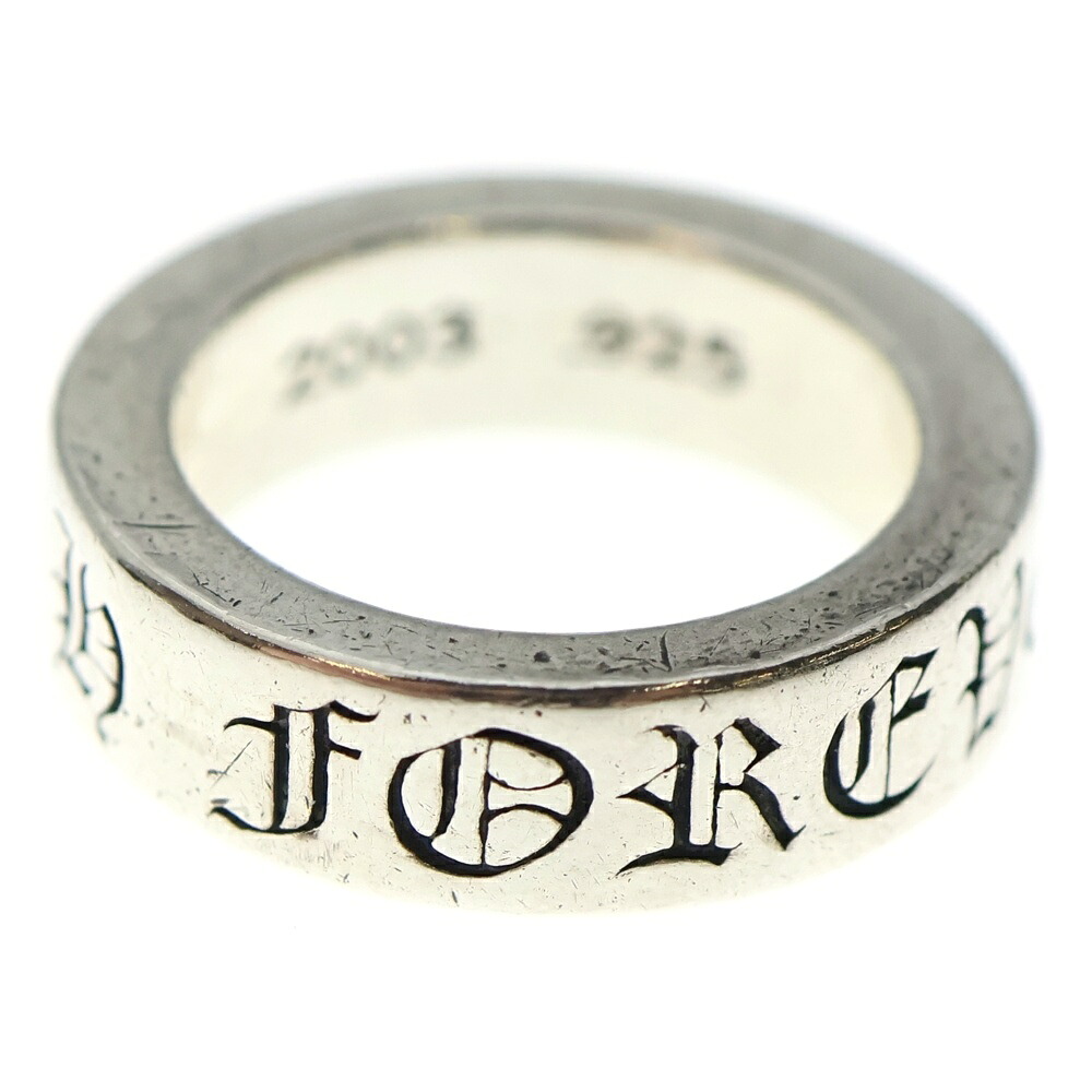 CHROME HEARTS(クロムハーツ) サイズ:9号 6mm SPACER FOREVER 6mmスペーサーリング フォーエバーシルバーBCA337【中古】【程度B】【カラーシルバー】【取扱店舗OneStyle名古屋パルコ店】｜ブランド買取・販売　BRING