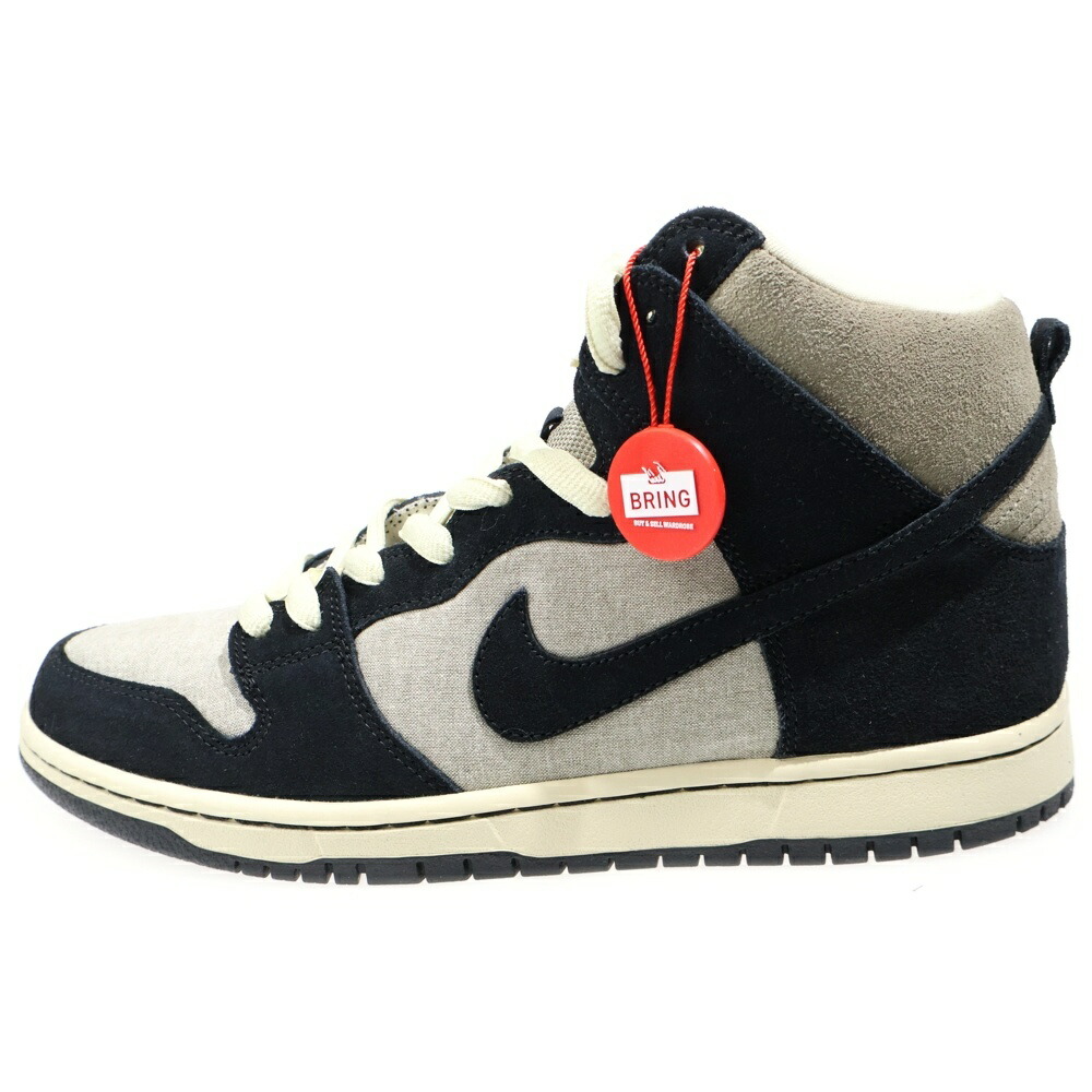 NIKE(ナイキ) 大いさ:27.5糎 DUNK HI PREMIUM SB 305050-200 ナイキ ダンク 御機嫌 割り増し金 SB ハイカットスニーカー 黒いこと US9.5/27.5糎【中古】【座標軸A】【色合い黒いこと】【取りまわしバス発着場BRING KICKS】