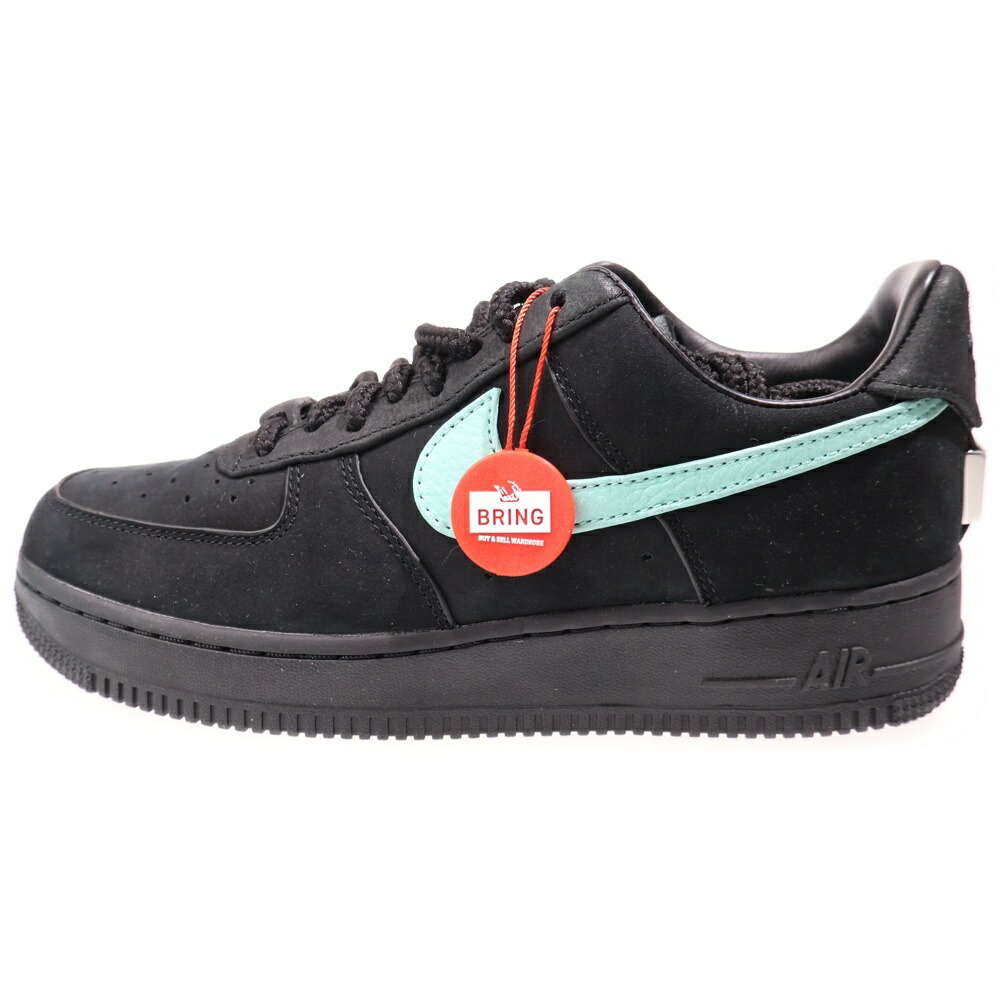 TIFFANY \u0026 Co.(ティファニー) サイズ:7/25.0 ×TIFFANY\u0026CO AIR FORCE 1 LOW 1837 BLACK ティファニー エアフォース1 ローカットスニーカー ブラック DZ1382-001【中古】【程度A】【カラーブラック】【取扱店舗BRING梅田茶屋町店】