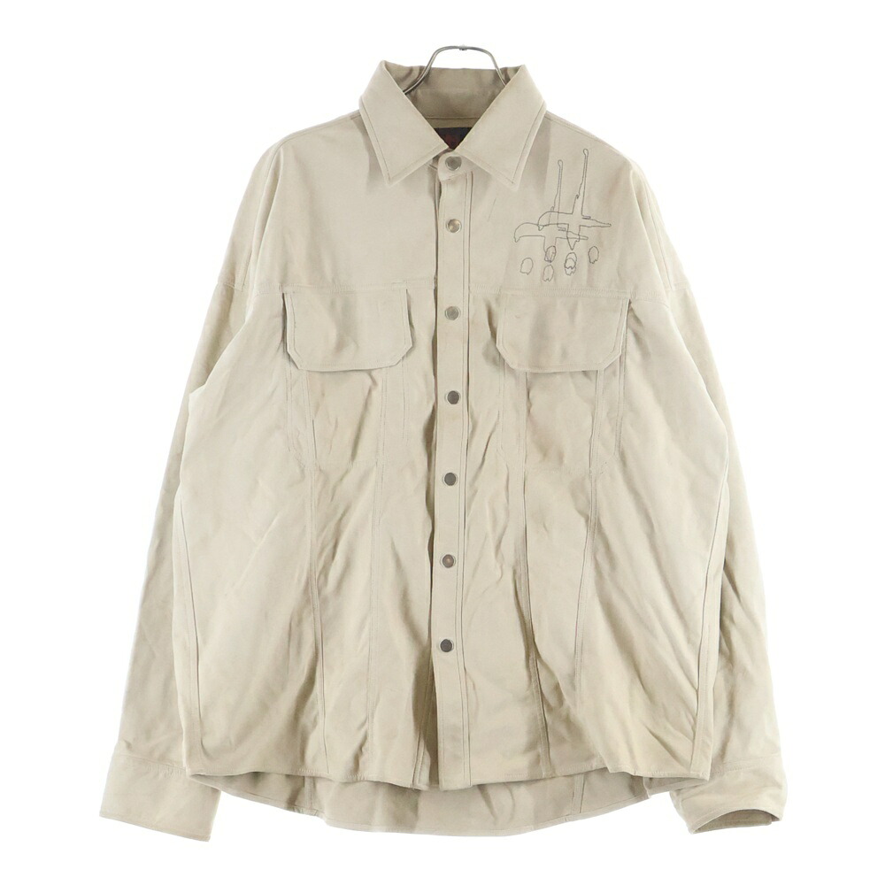 cvtvlist(カタリスト) サイズ:2 23AW Artificial Suede Shirt スエード シャツジャケット ベージュ 2301010201【中古】【程度B】【カラーベージュ】【取扱店舗BRING福岡天神店】|ブランド買取・販売 BRING