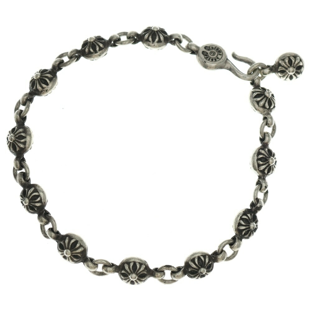 CHROME HEARTS(クロムハーツ) サイズ:#1 NO1 BALL #1クロスボールブレスレット シルバー BCA172【中古】【程度B】【カラーシルバー】【取扱店舗BRING札幌店】｜ブランド買取・販売　BRING