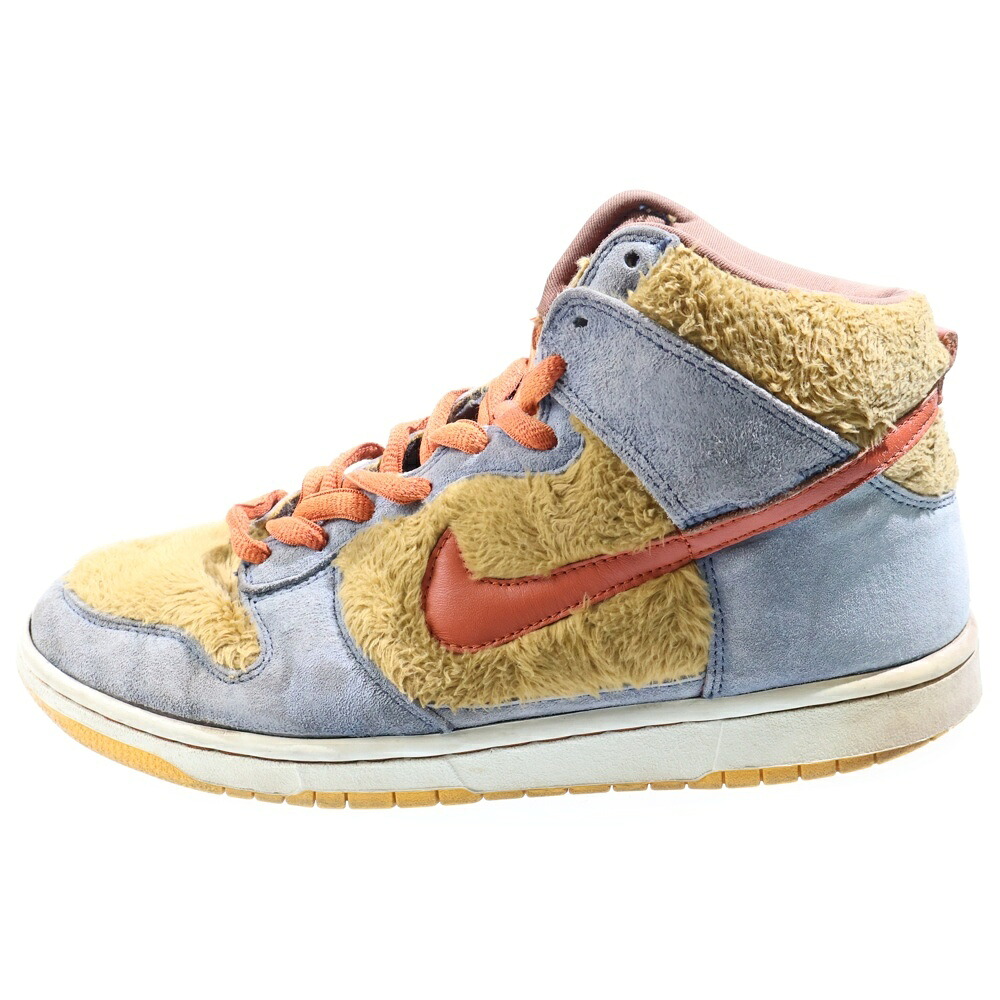 NIKE SB(ナイキエスビー) 大いさ:28.0糎 【褒めたたえる用 2006年製】 DUNK LOW PAPA BEAR ダンク お父ちゃんベア ローカットスニーカー 黄色/青碧 US10/28糎 313171-781【中古】【座標軸B】【色合い黄色】【オンライン制限事項商いもの】