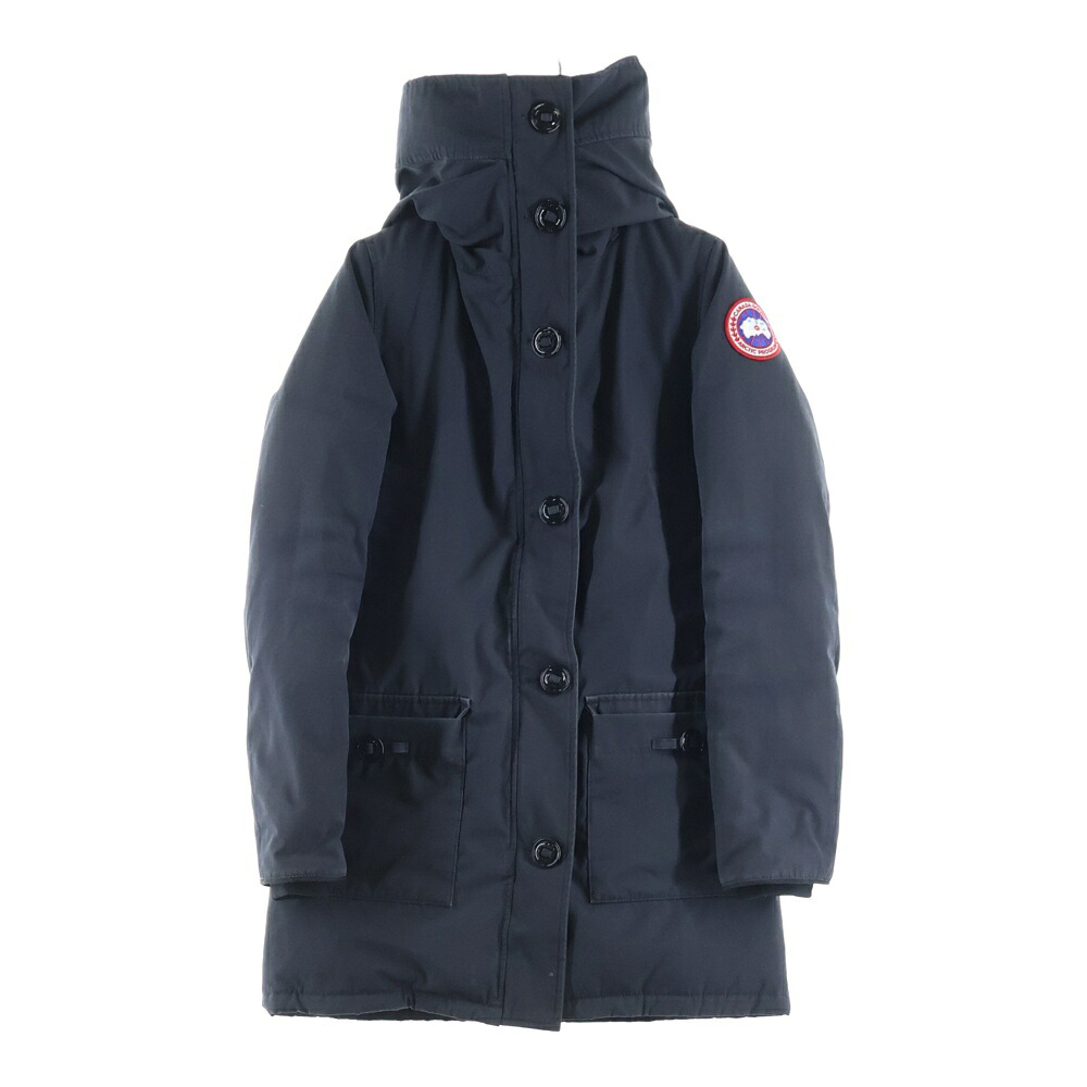 CANADA GOOSE(カナダグース) 大いさ:S BRONTE PARKA ブロンテ ファーフーデッド 落ち込む上衣 レディース 黒いこと 2603JL【中古】【座標軸B】【色合い黒いこと】【オンライン制限事項商いもの】 コート・ジャケット-レディースファッション