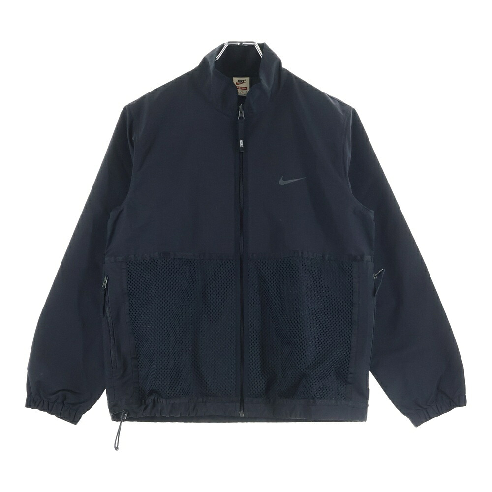 NIKE(ナイキ) 大きさ:M 17AW×SUPREME Trail Running Jacket ×シュプリーム トレイル 駈けっくら 上衣 黒いこと【中古】【座標軸B】【色合い黒いこと】【取りまわしバス発着場BRING仙台店】