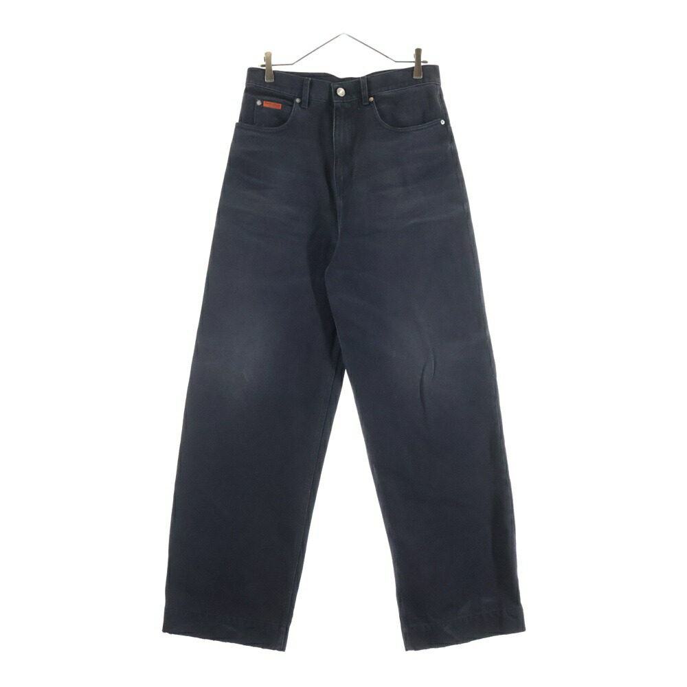 MARTINE ROSE(マーティンローズ) サイズ:M 23AW Wide Leg Jean ワイドデニムパンツ ジーンズ ブラック【中古】【程度A】【カラーブラック】【取扱店舗BRING仙台店】|ブランド買取・販売 BRING