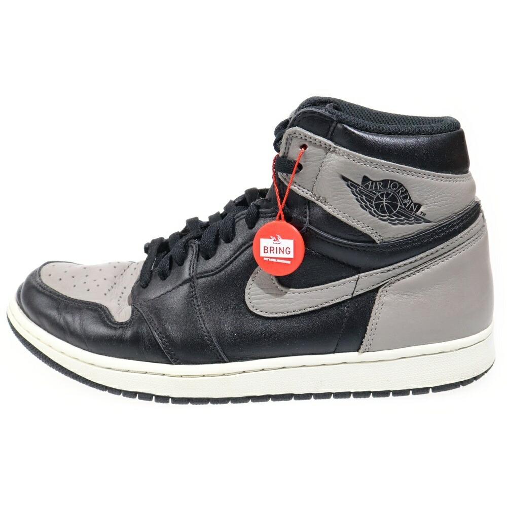 NIKE(ナイキ) サイズ:29.0cm AIR JORDAN 1 RETRO HIGH OG SHADOW エアジョーダン シャドウ ハイカットスニーカー ブラック/グレー US11/29cm 555088-013【中古】【程度B】【カラーブラック】【取扱店舗BRING THRIFT CLOSET あべの店】|ブランド買取・販売 BRING