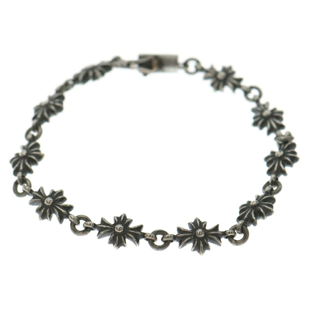CHROME HEARTS(クロムハーツ) 大いさ:10LINK TNY E CH PLS タイニーE CH足し加える腕輪 しろがね色 BCA187【中古】【座標軸B】【色合いしろがね色】【取りまわしバス発着場OneStyle名古屋運動場店】