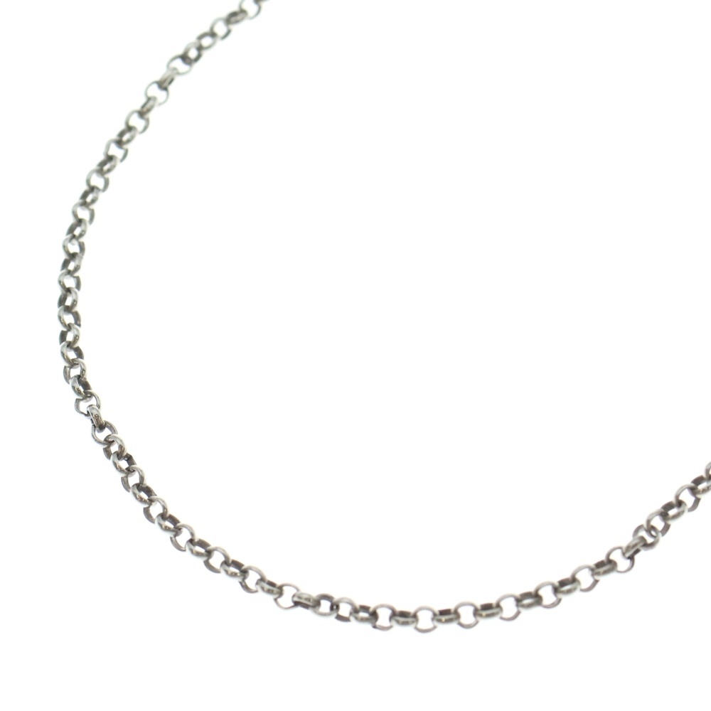 CHROME HEARTS(クロムハーツ) 大きさ:20.0inch NECKCHAIN R20 ロールチェーンネックレス 20inch しろがね色 BCA084【中古】【座標軸A】【色合いしろがね色】【取りまわしバス発着場OneStyle名古屋運動場店】
