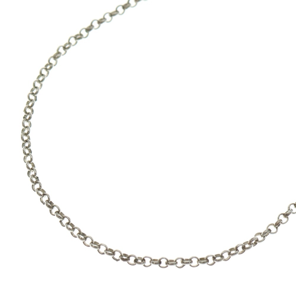 CHROME HEARTS(クロムハーツ) 大いさ:18.0inch NECKCHAIN R18 ロールチェーンネックレス 18inch しろがね色 BCA083【中古】【座標軸B】【色合いしろがね色】【取りまわしバス発着場BRING有楽町マルイ店】