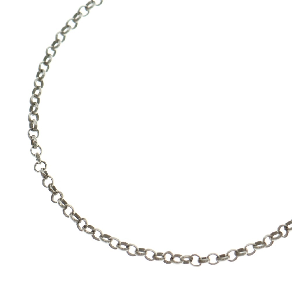 CHROME HEARTS(クロムハーツ) 大いさ:18.0inch NECKCHAIN R18 ロールチェーンネックレス 18inch しろがね色 BCA083【中古】【座標軸B】【色合いしろがね色】【取りまわしバス発着場BRING THRIFT CLOSET あべの店】