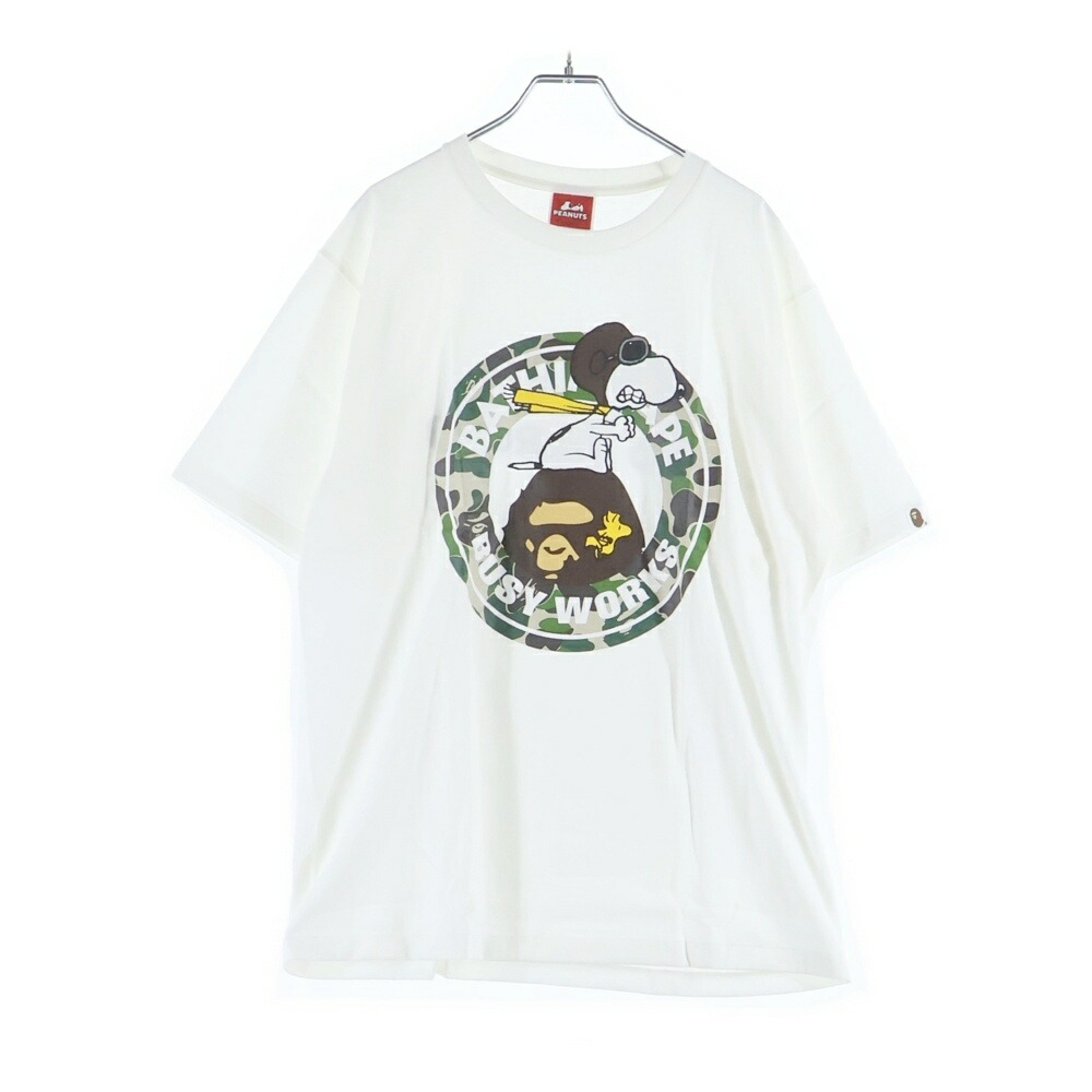 楽天市場】A BATHING APE PEANUTS SNOOPY TEE+TOTE Mサイズ ア