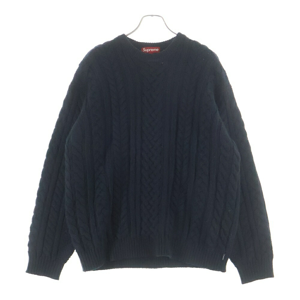楽天市場】Supreme 23aw Applique Cable Knit Sweater Size-L