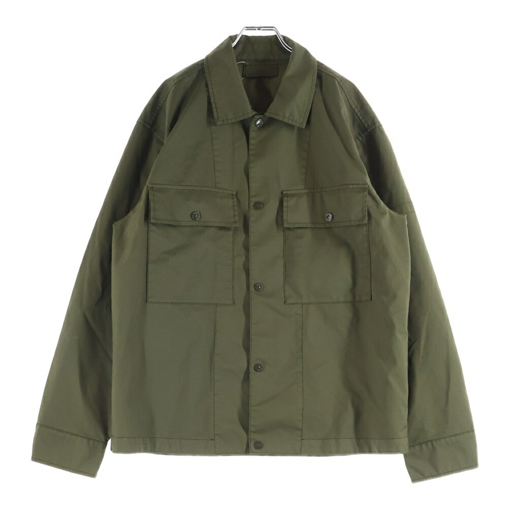 STONE ISLAND(ストーンアイランド) 大きさ:L 24AW LIGHT OUTERWEAR GHOST 点火装置 アウターウェア 生きすだま プルオーバー上衣 緑であること 8115Q10F2【中古】【座標軸B】【色合い緑であること】【取りまわしバス発着場BRING廟堂店】