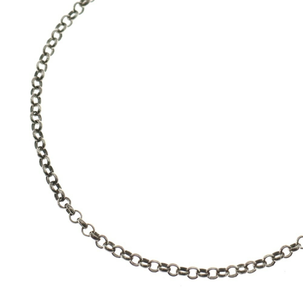CHROME HEARTS(クロムハーツ) 大いさ:18.0inch NECKCHAIN R18 ロールチェーンネックレス 18inch しろがね色 BCA083【中古】【座標軸B】【色合いしろがね色】【取りまわしバス発着場BRING京都河原町店】