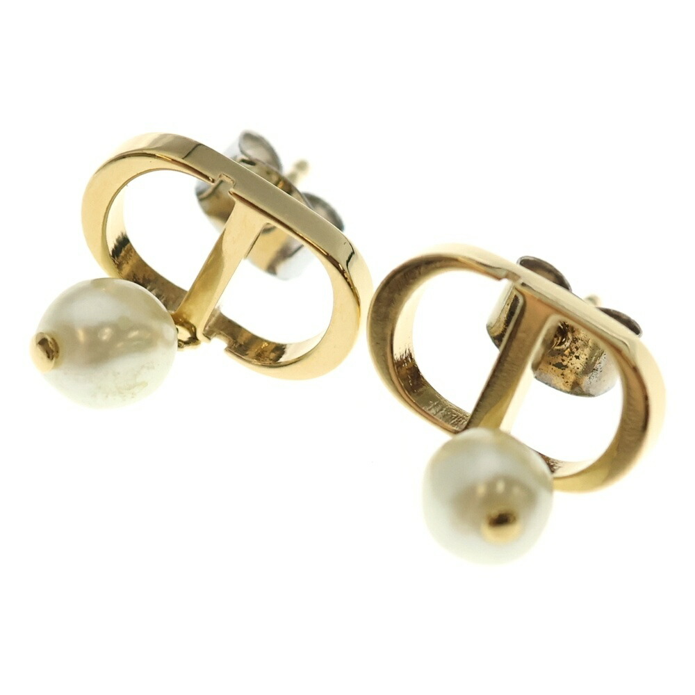 楽天市場】DIOR(ディオール) CDロゴ ドロップピアス 片耳 シルバー