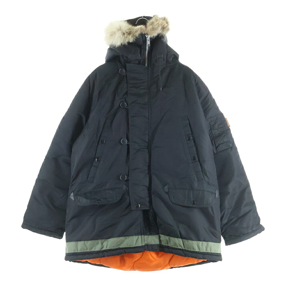 STUSSY(ステューシー) 大きさ:L 90s OLD STUSSY OUTDOOR N-3B MILITARY JACKET アウトドア ミリタリー 上衣 黒いこと【中古】【座標軸B】【色合い黒いこと】【オンライン制限事項商いもの】