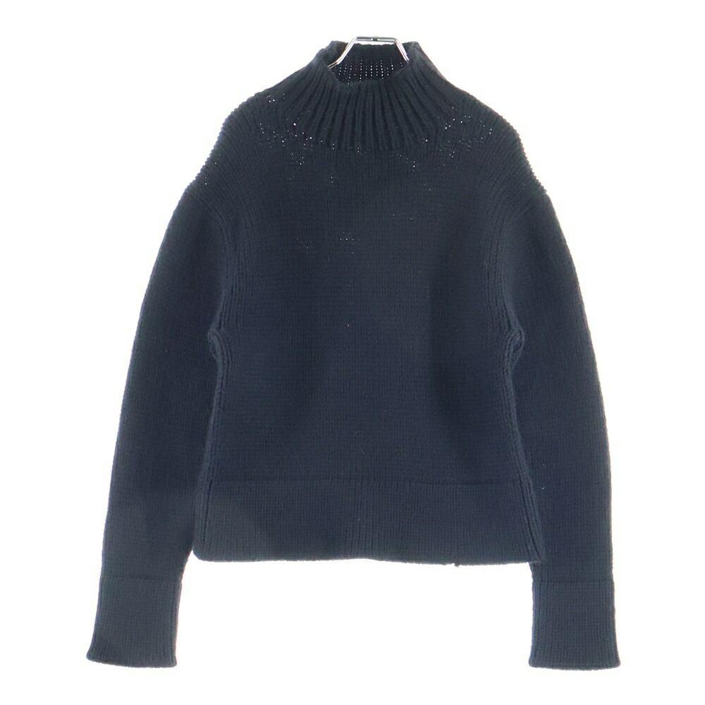 JIL SANDER(ジルサンダー) サイズ:50 22AW ローゲージクロップドニット ハイネックセーター ブラック J21GP0040【中古】【程度B】【カラーブラック】【取扱店舗BRING梅田茶屋町店】